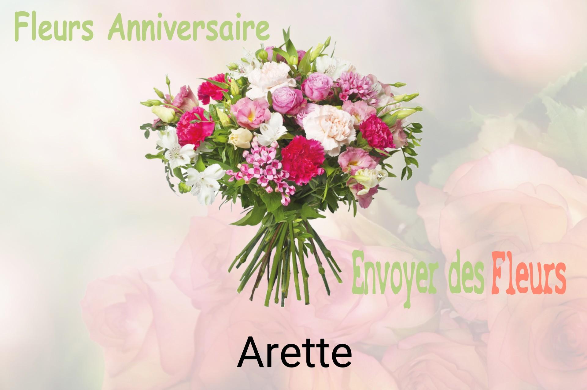 Bouquet de fleurs d’anniversaire livré à Arette