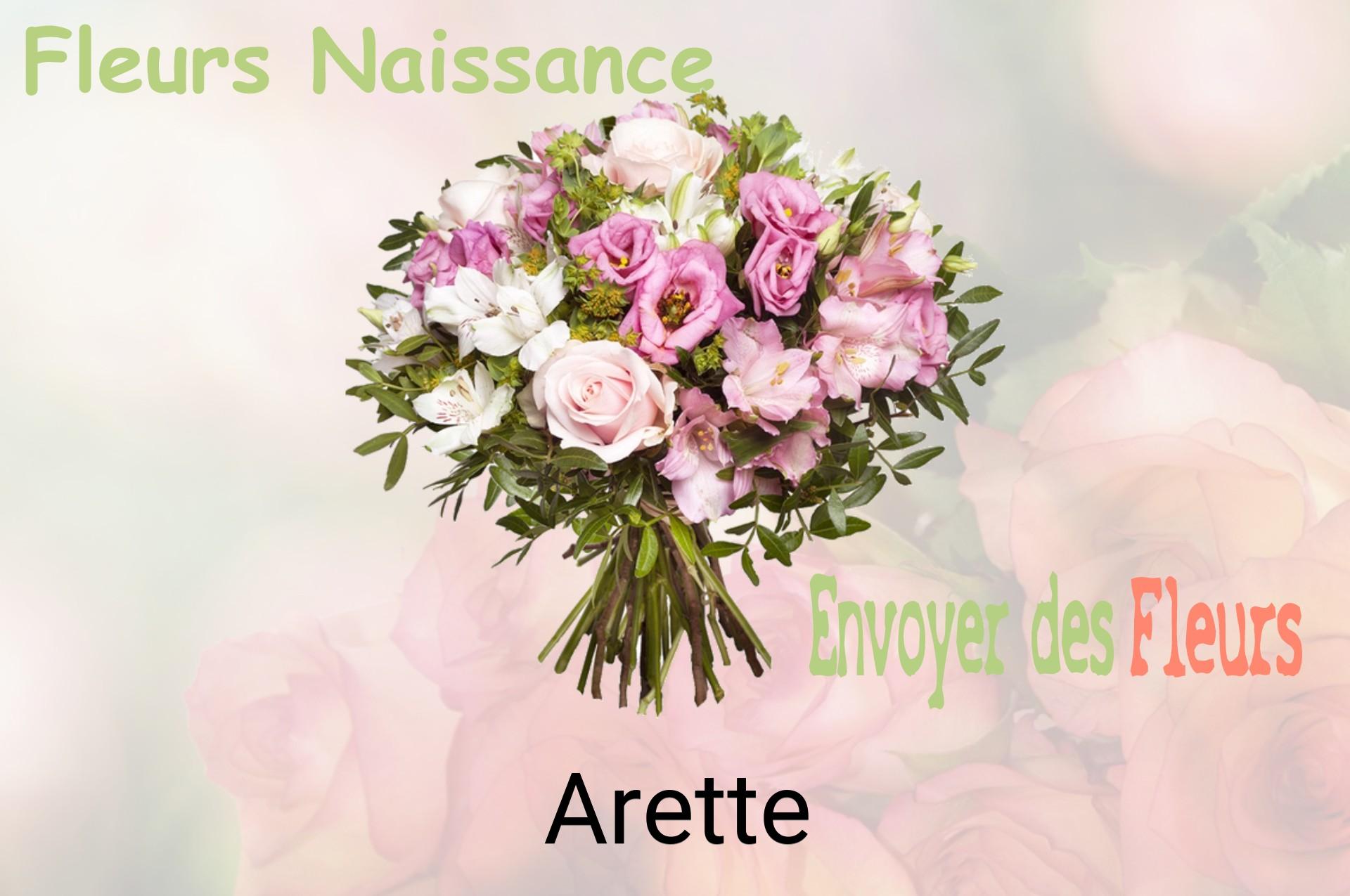 Bouquet de fleurs de naissance livré à Arette